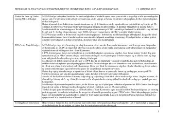 Sammeskrivning af høringsvar vedr. budget 2011.pdf - Ishøj Kommune