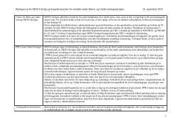 Sammeskrivning af høringsvar vedr. budget 2011.pdf - Ishøj Kommune