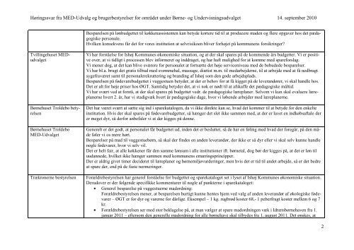 Sammeskrivning af høringsvar vedr. budget 2011.pdf - Ishøj Kommune