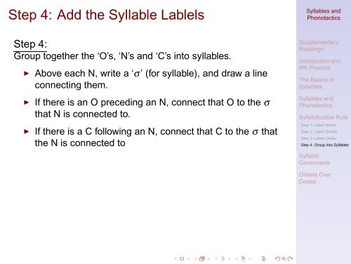 Syllables and Phonotactics