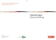 Internett og pc Brukerveiledning - Lyse