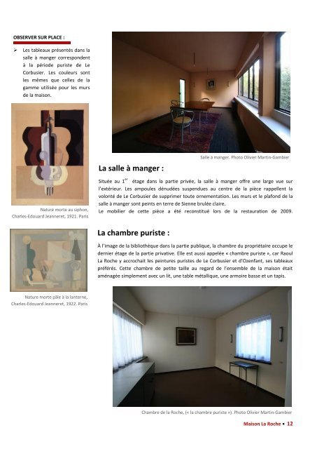 La Maison La Roche - Fondation Le Corbusier