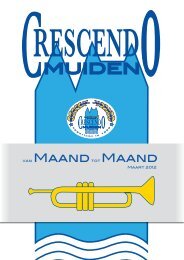 Uitgave maart 2012 - Muziekvereniging Crescendo Muiden