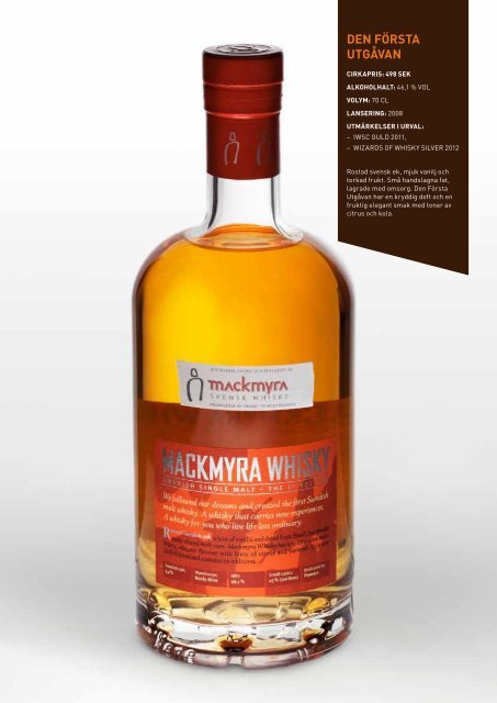 Ladda ner årsredovisning 2012 - Mackmyra