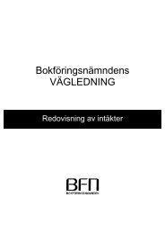 Redovisning av intäkter - Bokföringsnämnden