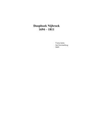 Doopboek Nijbroek 1694 – 1811