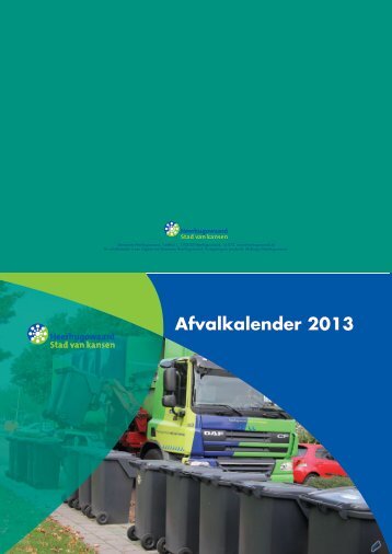 De afvalkalender 2013, PDF 9391kB - Gemeente Heerhugowaard