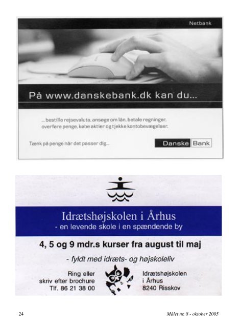 Aktivitetshjørnet Oktober 2005 - Skovbakken