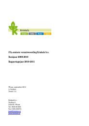 CO2-emissie verantwoording Krinkels b.v. Basisjaar 2009-2010 ...