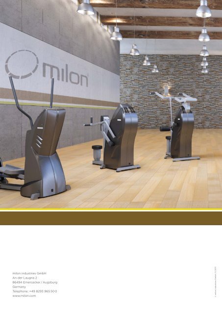 Brochure - Milon - Masters Group