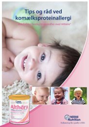 Althéra - Tips og råd ved komælksproteinallergi - Nestlé Nutrition