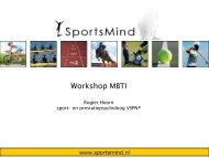 Workshop MBTI - NLcoach