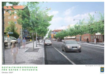 Gestaltningsprogram för gator i Huvudsta (PDF, 3,2 MB) - Solna stad