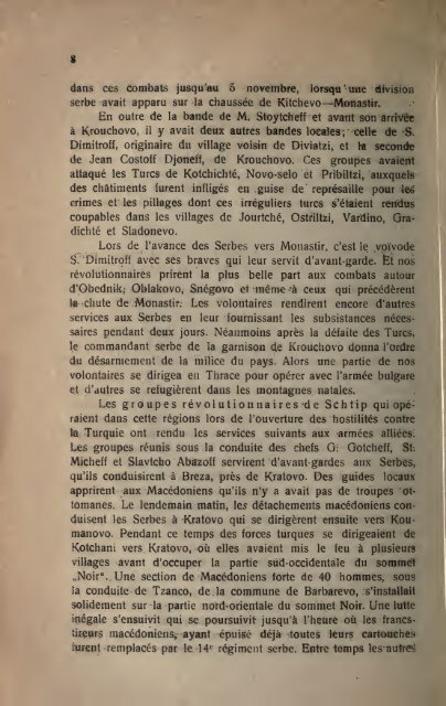 Le régime serbe et la lutte révolutionaire en Macédoine