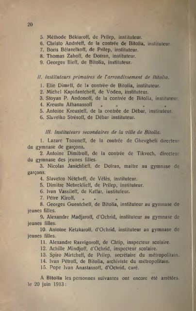 Le régime serbe et la lutte révolutionaire en Macédoine