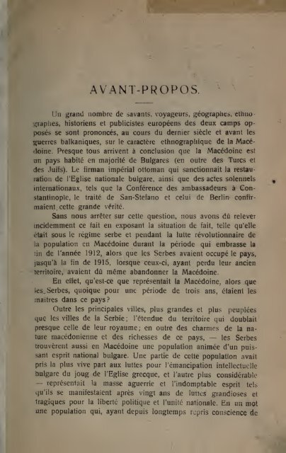 Le régime serbe et la lutte révolutionaire en Macédoine