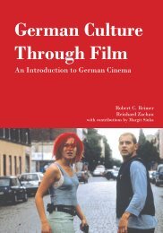 German Culture Through Film - Focus Publishing/R. Pullins Co