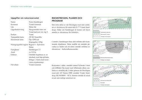 Skötselplan beskrivande del - Ystads kommun