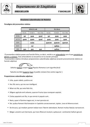 Departamento de Lingüística - Colegio San Juan Bosco