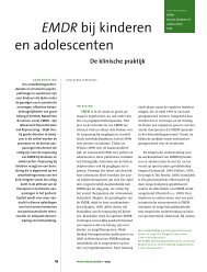 EMDR bij kinderen en adolescenten - Vereniging EMDR Nederland