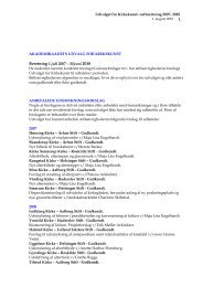 Udvalget for Kirkekunst- netberetning 2007- 2010 ... - Akademiraadet