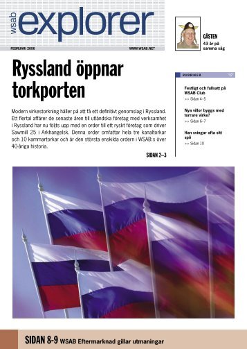 Ryssland öppnar torkporten - WSValutec.fi