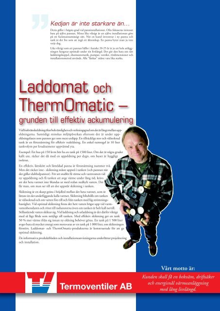 Laddomat och ThermOmatic – - Termoventiler AB