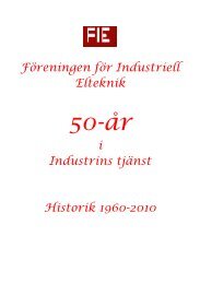 Ladda hem historik om FIE - Föreningen för industriell elteknik