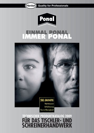 Ponal/Pattex-Produktkatalog 2007 Leime und Kleber - Clou - CLOU.de