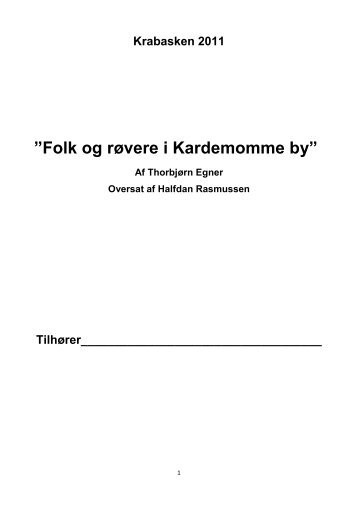 Folk og roevere i Kardemommeby manuskript.pdf - Krabasken