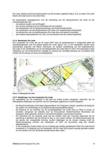 ontwerp bp De Liede - toelichting - Gemeente Haarlemmermeer