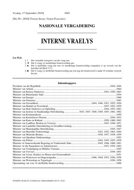 INTERNE VRAELYS