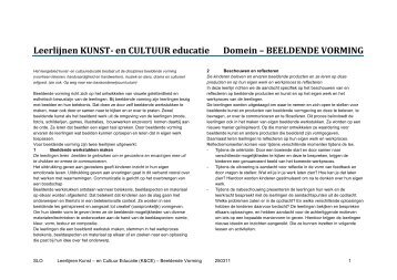 leerlijnen Kunst en Cultuureducatie Beeldende Vorming - Gov.sr