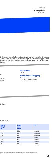 Produktkatalog Installation 2012 - Draka Kabel