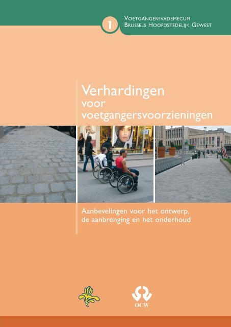 Verhardingen voor voetgangersvoorzieningen – Aanbevelingen ...