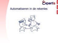 Automatiseren in de rekenles