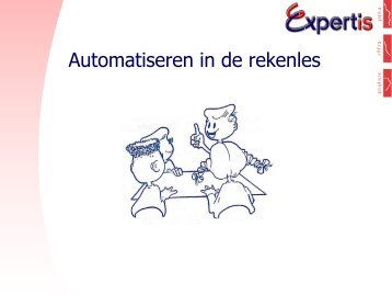 Automatiseren in de rekenles