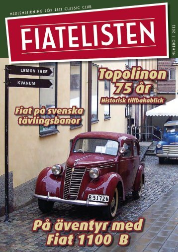 Fiatelisten nr. 1-12 - Fiat Classic Club