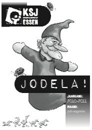 Jodela Juli-Augustus - 2910 Essen