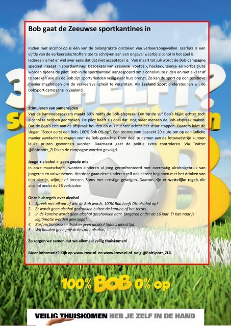 Spurt – Juni 2012 - Jaargang 57 - Nr. 5 - Zeeland Sport