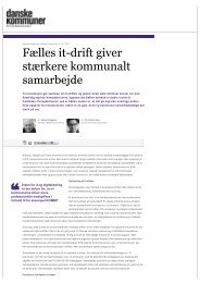 Fælles it-drift giver stærkere kommunalt samarbejde - Devoteam