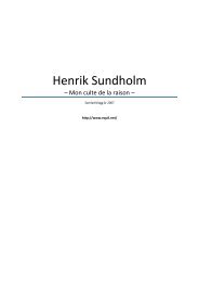 dessa samlade verk - Henrik Sundholm