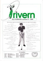 Rya Golfklubb nummer 3 r 1990
