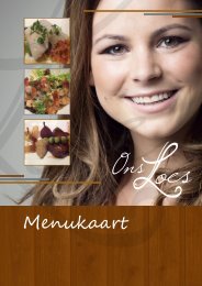 Menukaart - Ons Loes