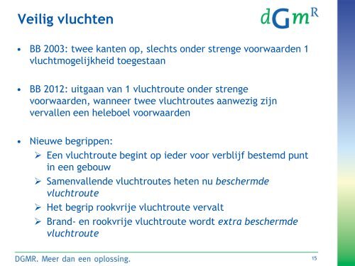 Brandveiligheid in het Bouwbesluit 2012 - DGMR