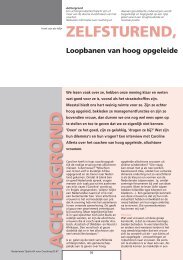 Loopbanen van hoogopgeleide allochtone vrouwen - Allertz ...