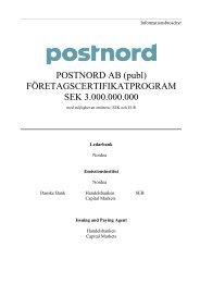 Linköpings kommun har valt att organisera vissa ... - PostNord