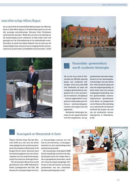 Woonwoord nr 14 (pdf - 2,17 Mb) - Vlaamse Maatschappij voor ...