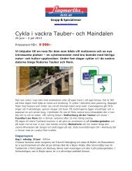 Cykla i vackra Tauber- och Maindalen - Lingmerths Buss