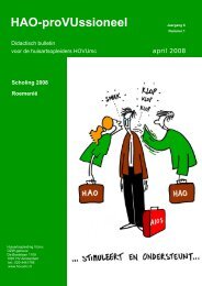 HAO-ProVUssioneel - 2008 - April - Huisartsopleiding VUmc